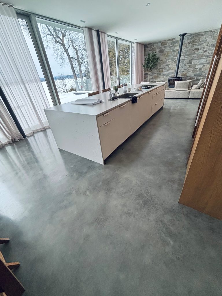 Béton poli NOTEB Sherbrooke