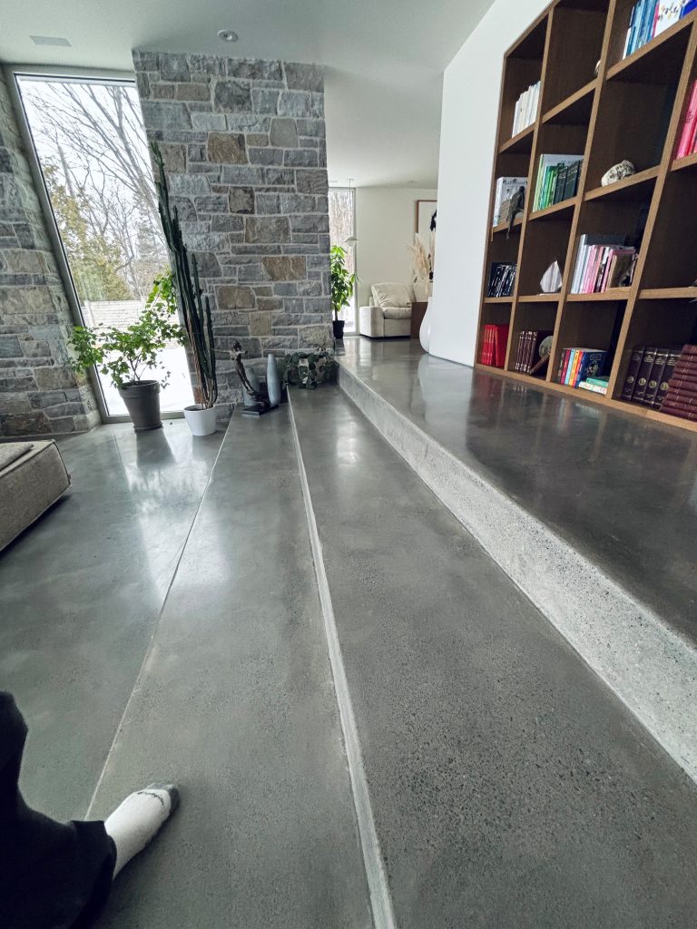 Béton poli NOTEB Sherbrooke